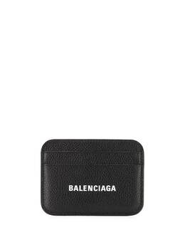 Balenciaga: Чёрный картхолдер Cash