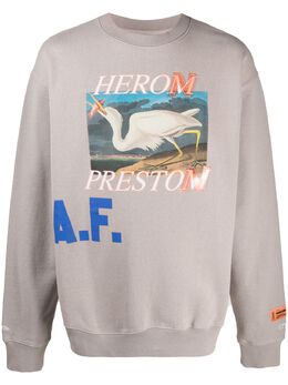 Heron Preston: Свитшот с принтом 