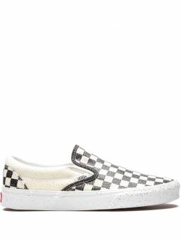 Vans: Чёрные кроссовки  Classic Slip On