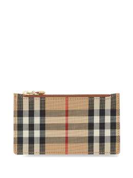 Burberry: Бежевый картхолдер  Vintage Check