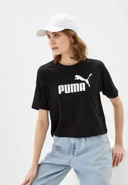 PUMA: Чёрная футболка