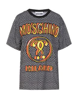 Moschino: Футболка с воротником 