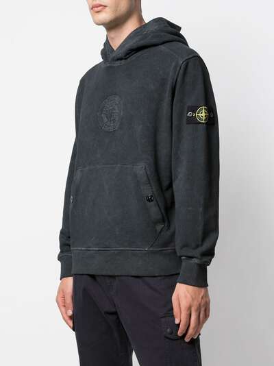 Hoodie supreme store stone island