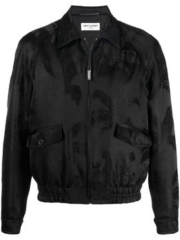 Saint Laurent: Чёрная куртка 