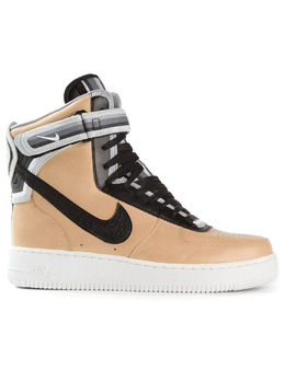 Nike: Бежевые кроссовки  Air Force 1 High