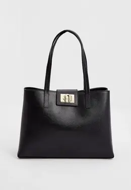 Furla: Чёрная сумка 