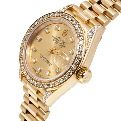 Datejust gold diamond best sale