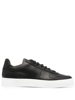 Philipp Plein: Чёрные кроссовки  Iconic Plein
