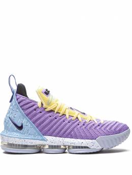 Nike: Фиолетовые кроссовки Lebron 16