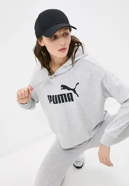 Puma: Серая толстовка