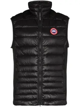 Canada Goose: Чёрный жилет  HyBridge Lite