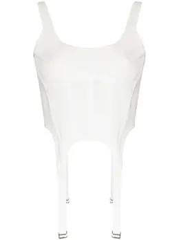 Dion Lee: Белый корсет Garter