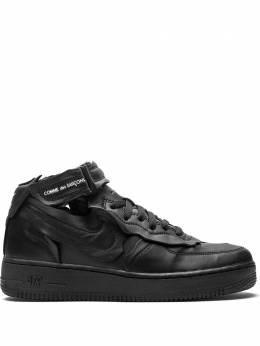 Nike: Чёрные кроссовки Air Force 1