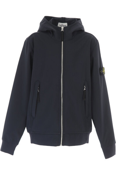 Stone Island Kids Jacket for Boys On Sale Blue polyester 2021 12Y 14Y 741640134 v0020 lpn8080945 LePodium