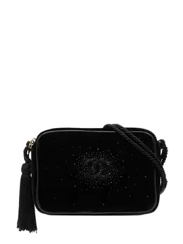 Chanel Pre-Owned: Чёрная сумка через плечо 