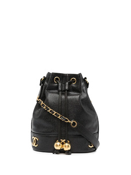 Chanel Pre-Owned: Чёрная сумка 