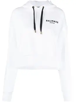 Balmain: Белая толстовка