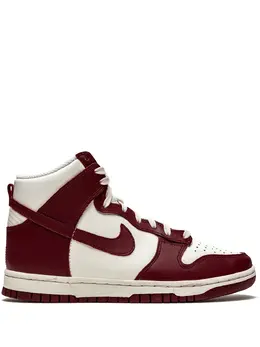 Nike: Красные кроссовки  Dunk High