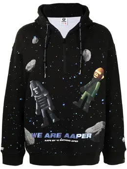 AAPE BY *A BATHING APE®: Толстовка с принтом 