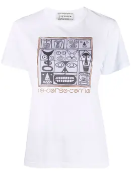 10 CORSO COMO: Футболка с принтом 