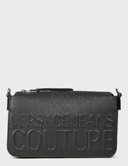 VERSACE JEANS COUTURE: Чёрная сумка 