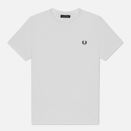 Fred Perry: Белая футболка  Ringer