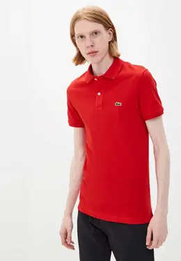 Lacoste: Красное поло 