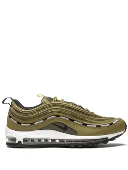 Nike: Зелёные кроссовки  Air Max 97