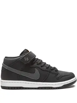 Nike: Чёрные кроссовки SB Dunk Mid Pro ISO