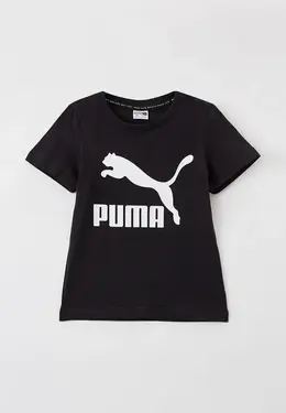 PUMA: Чёрная футболка 