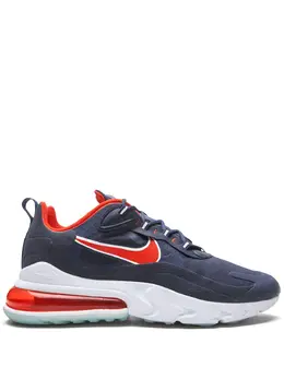 Nike: Синие кроссовки Air Max 270 React