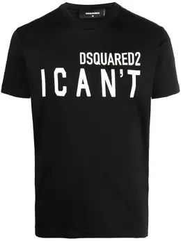 Dsquared2: Чёрная футболка 