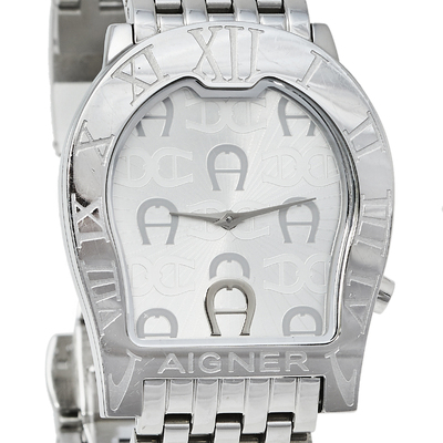 Aigner Silver Stainless Steel Ravenna Nuovo A25100 Women s