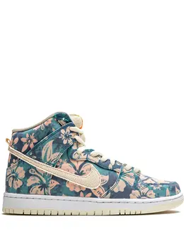 Nike: Голубые кроссовки  SB Dunk High