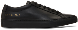 Common Projects: Чёрные кроссовки Original Achilles