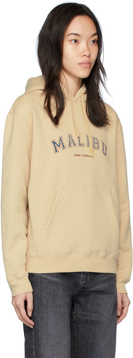 Saint Laurent Beige Malibu Hoodie 603249 YBQW2 lpn5006274 LePodium