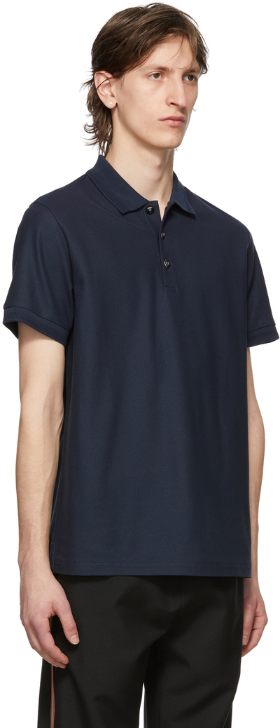 Burberry polo navy best sale