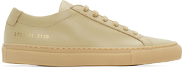 Common Projects: Бежевые кеды Original Achilles