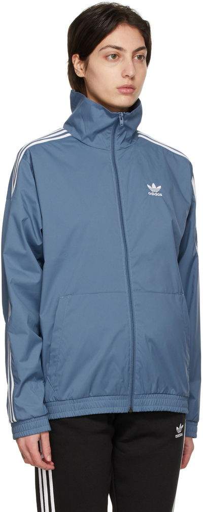 adidas Originals Blue Adicolor 3D Trefoil Track Jacket GN3536 lpn7793828 LePodium