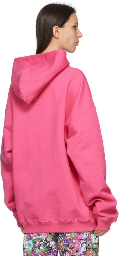 Pink shop vetements hoodie