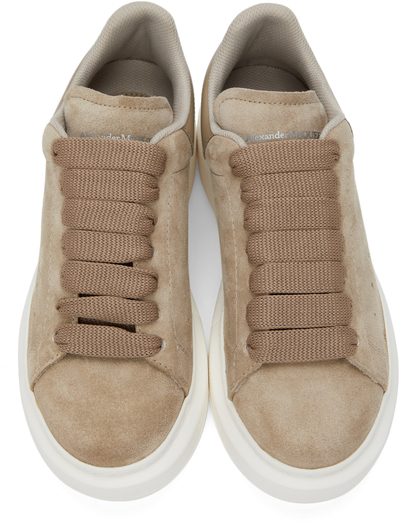 Alexander mcqueen hot sale suede beige