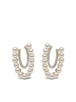 Yoko London: Серьги  Sleek Akoya