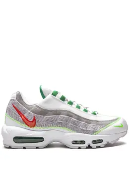 Nike: Зелёные кроссовки  Air Max 95