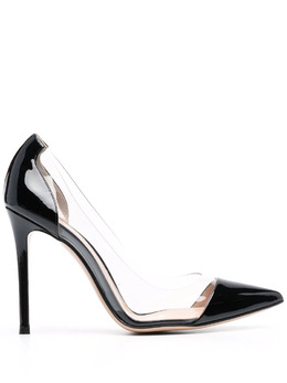 Gianvito Rossi: Чёрные туфли  Plexi