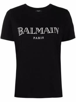 Balmain: Футболка с принтом