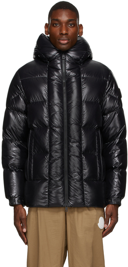 Moncler: Чёрная куртка Dougnac