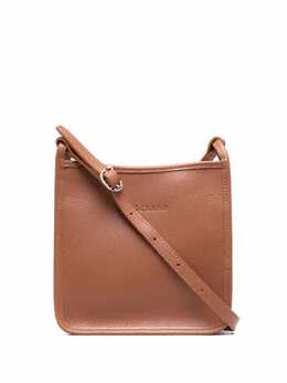 Longchamp: Коричневая сумка через плечо  Le Foulonné