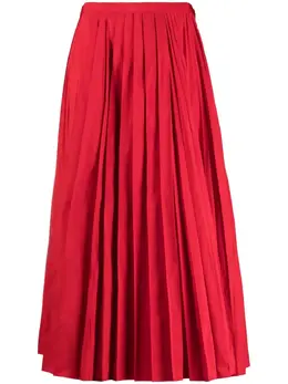 Valentino: Плиссированная юбка 