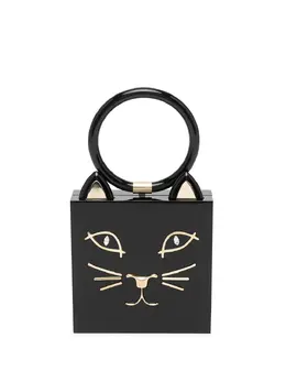 Charlotte Olympia: Клатч с принтом