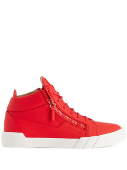 Giuseppe Zanotti: Красные кроссовки  The Shark 5 0